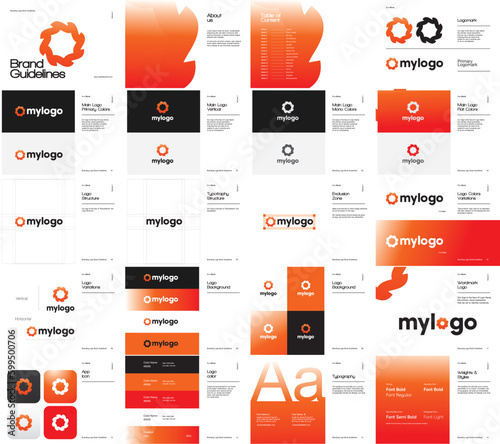 Brand Guidelines Identity template