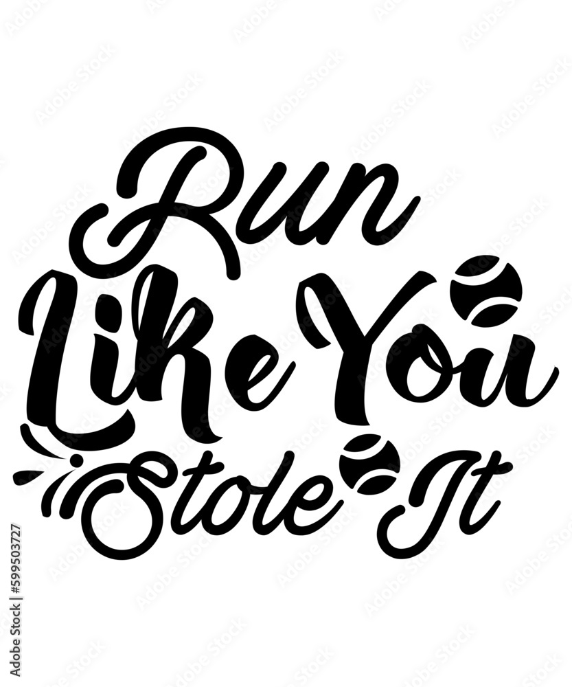 Obraz premium Baseball vector typography design