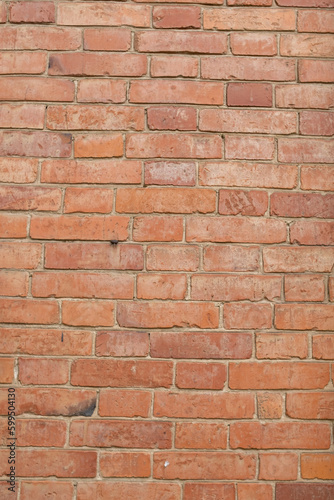 Old brick wall as texture, background, pattern