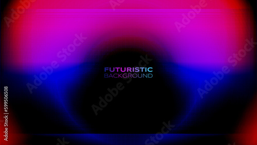 Futuristic banner design retro groove biz vibrant back to the future theme background