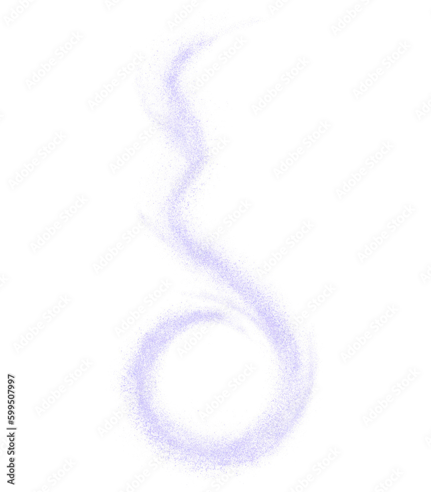 Blue Sparkle Stardust Glitter Magic luxury Shape