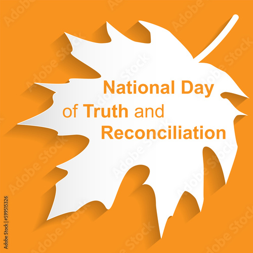 National day of truth and reconciliation design photo