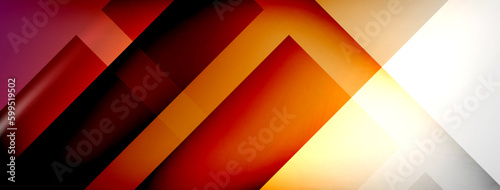 Light and shadow squares and lines abstract background