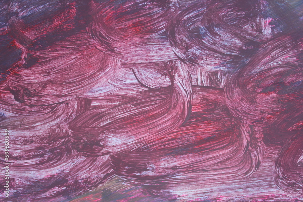 Paint splatter surface background, reddish painting backdrop