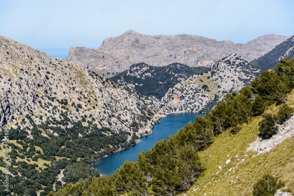 Stausee Gorg Blau, Mallorca, Balearen, Spanien