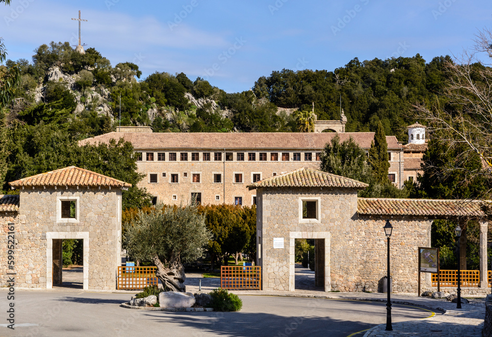Santuari de Lluc, Mallorca, Balearen, Spanien