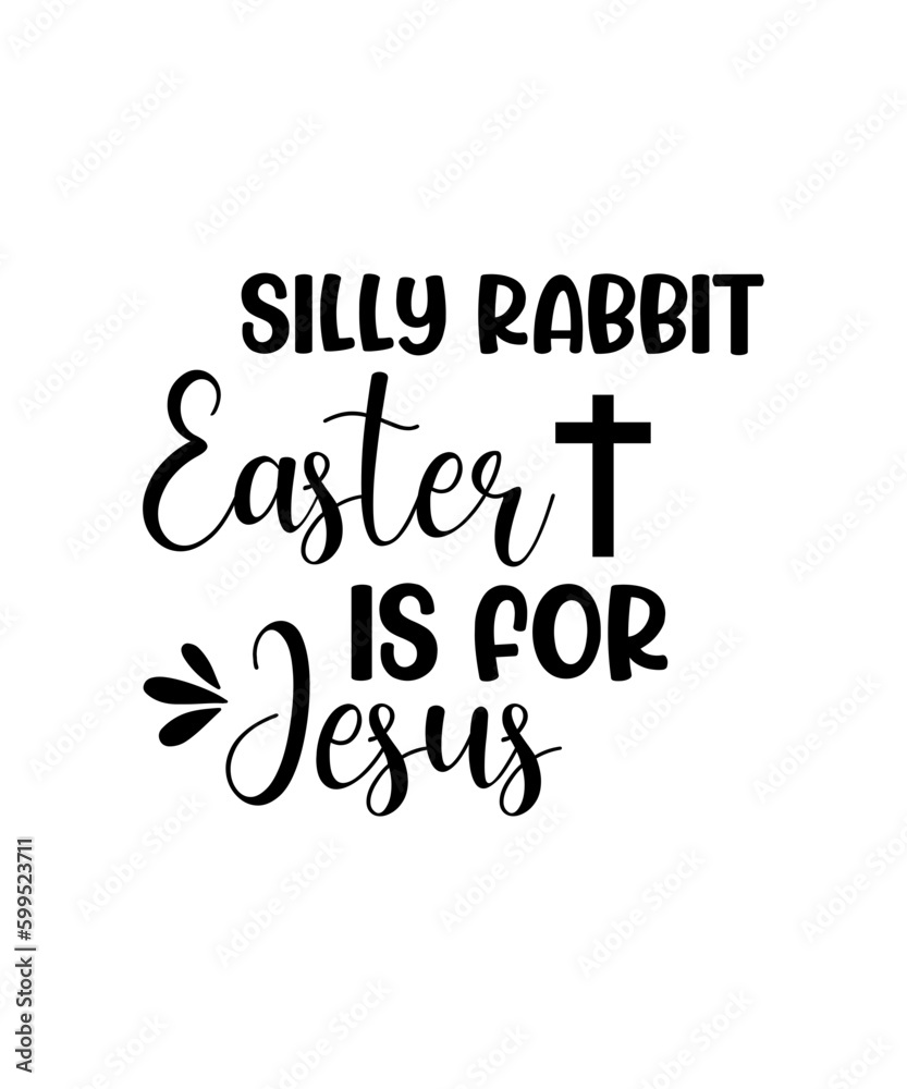 Christian easter isolated typography design Christian easter isolated typography design