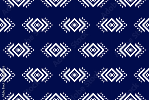 Geometric ethnic seamless pattern traditional. American, Mexican style. Aztec tribal ornament print. Design for background, illustration, fabric, clothing, carpet, textile, batik, embroidery.
