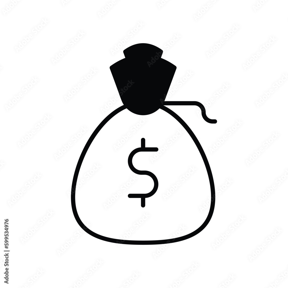 Money Bag icon - Vector Stock ilustration. Money Bag icon - Vector Stock ilustration.