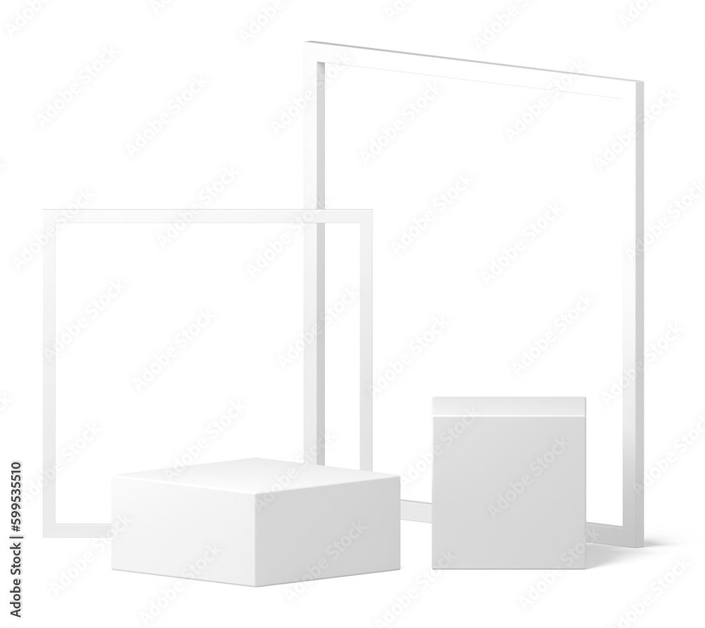 3d geometric podium pedestal white modern display showcase presentation 3d geometric podium pedestal white modern display showcase presentation