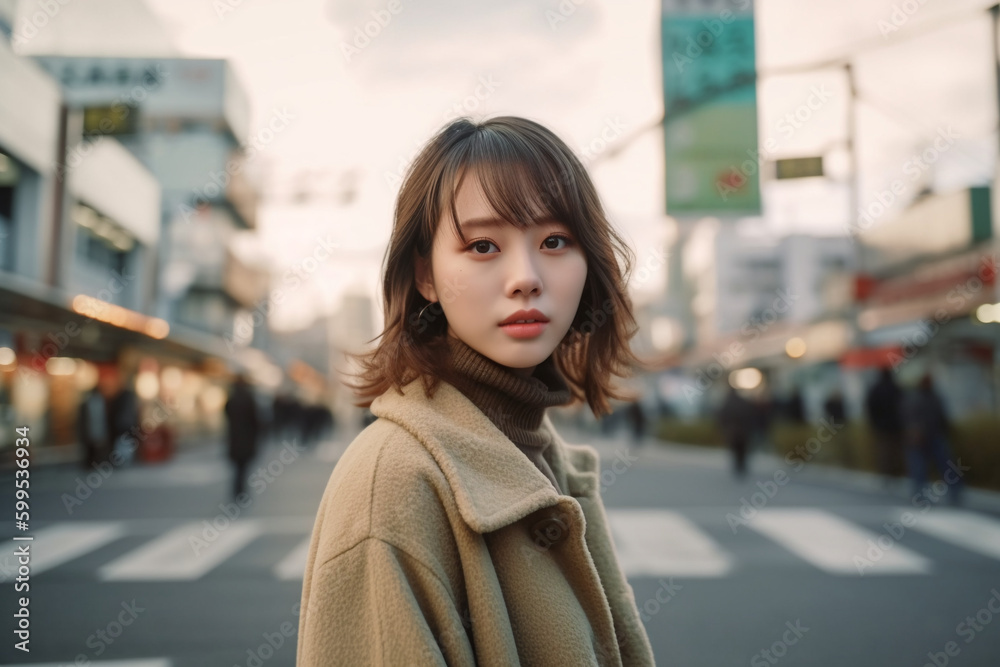 Asian beauty portrait 8, Generative AI