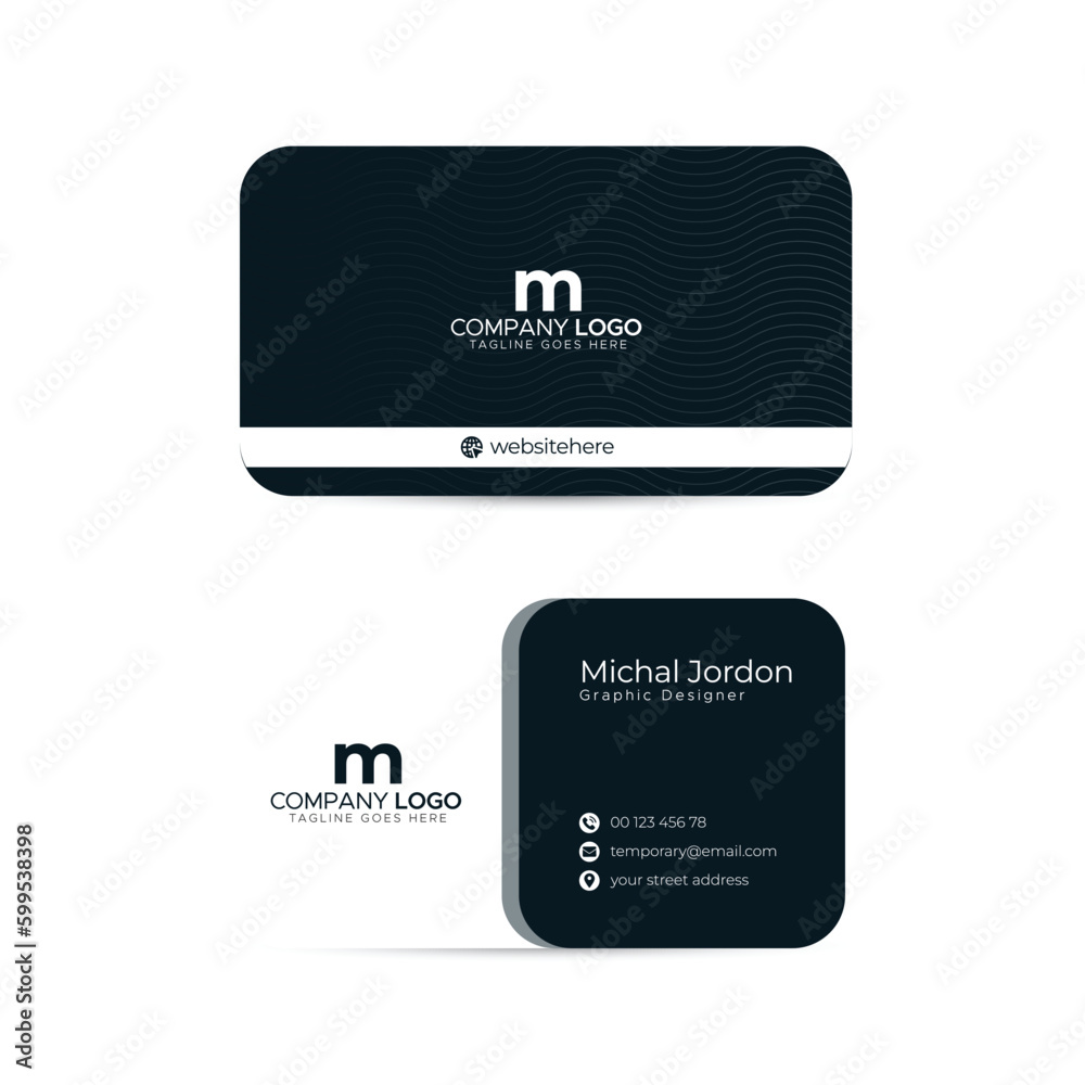 Creative Business Card Template for company and personal use.