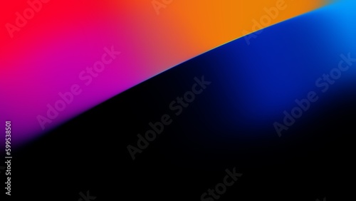 Abstract blurred gradient background,Unique reds, pinks, oranges and blues , Colorful smooth template. 