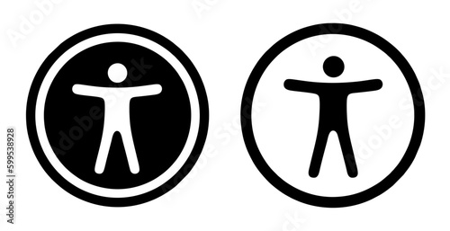 Accessibility icon, Universal accessibility sign, Accessibility icon png