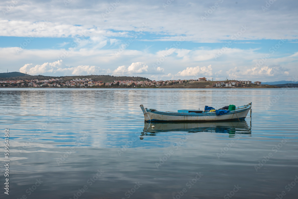 boat on the lake