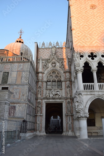 The architecture of the city of Venice. The streets of Venice. Streets of the old town