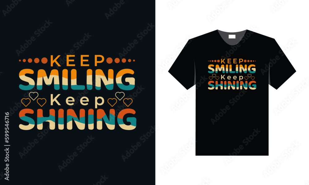 best typography t shirt design with inspirational quote 