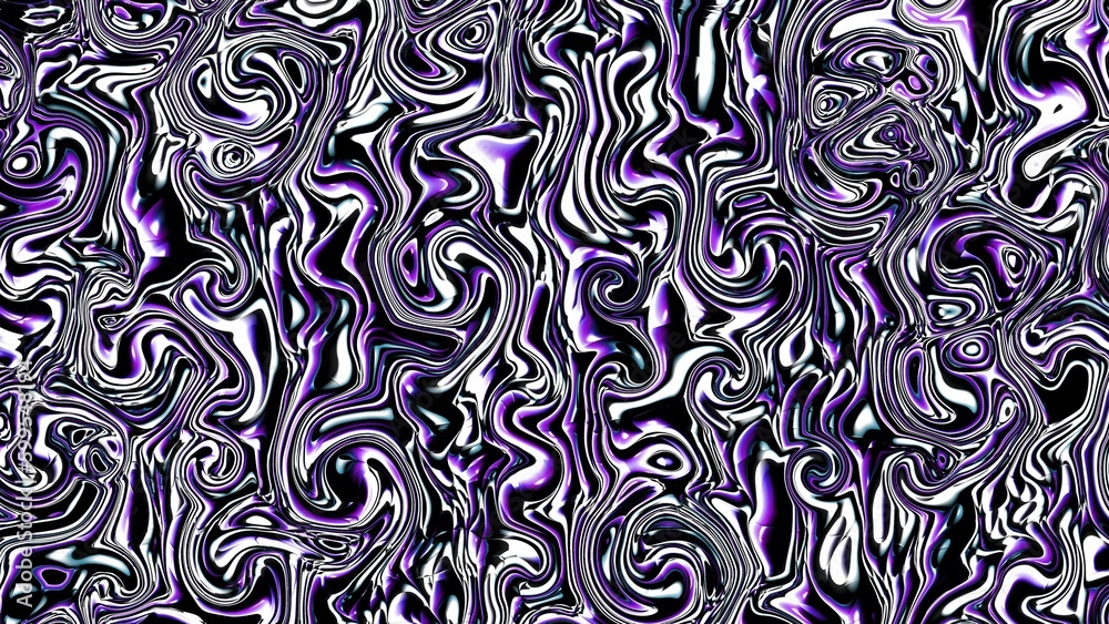 Fractal complex violet purple patterns - Mandelbrot set detail, digital artwork for creative graphic