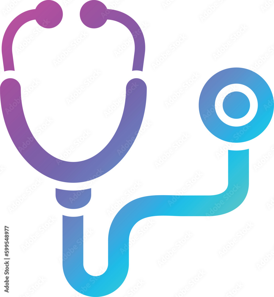 Stethoscope Vector Icon Design Illustration