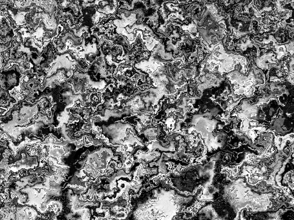 Fractal complex black white patterns - Mandelbrot set detail, digital ...