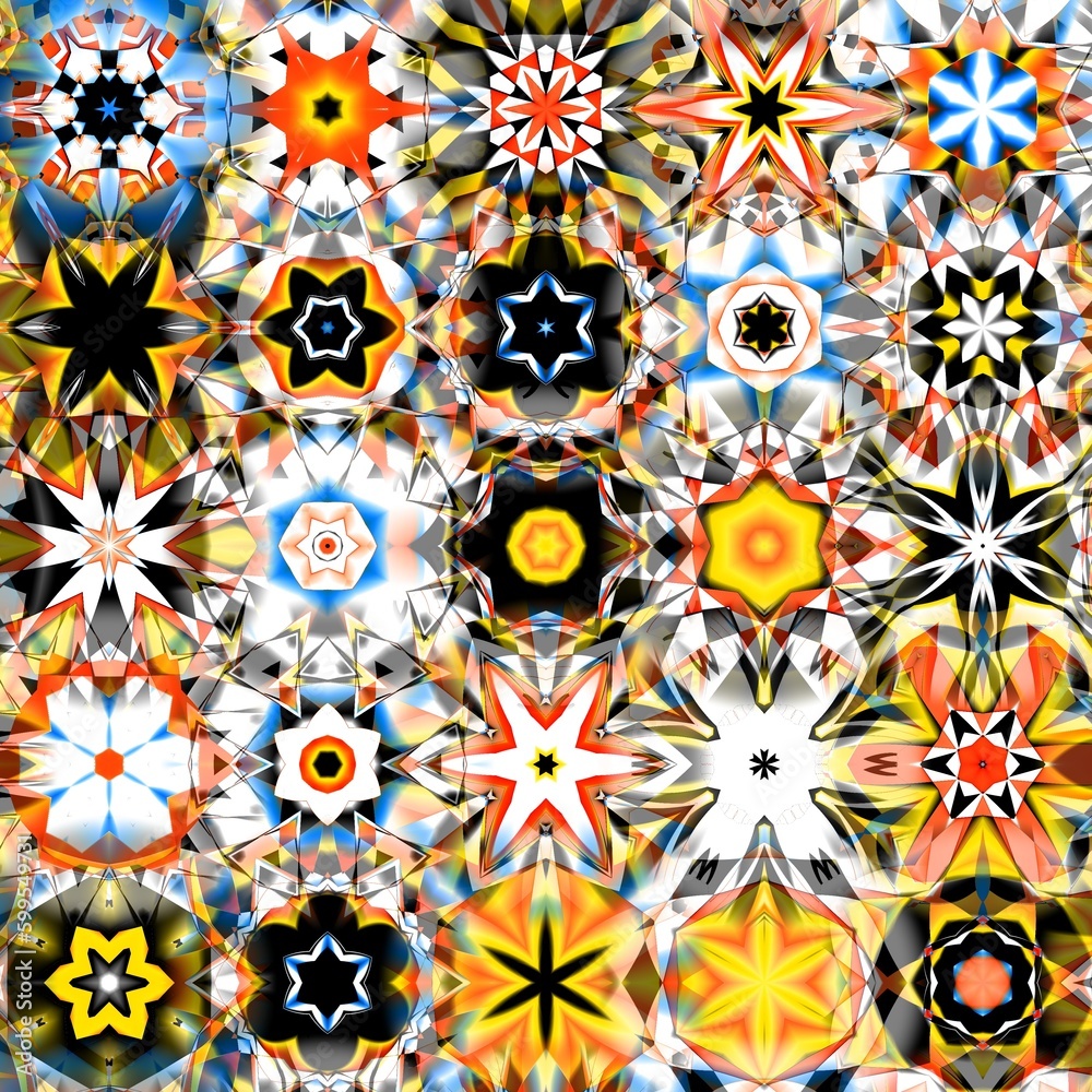 Fractal complex patterns - Mandelbrot set detail, digital artwork for ...
