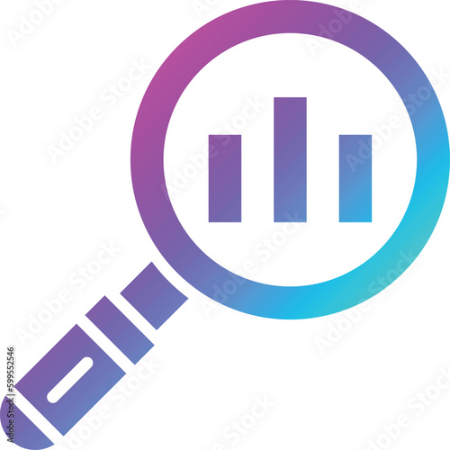 Data analytic Vector Icon Design Illustration