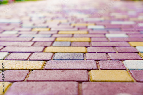 surface texture Paving slabs made of bricks 