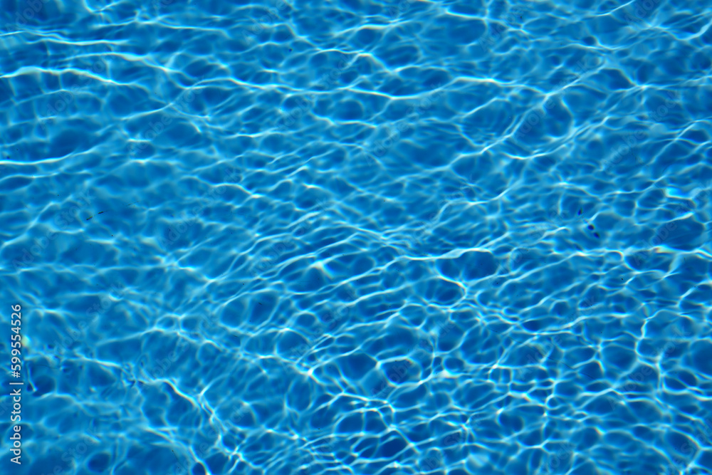Blue is a common color for pool water