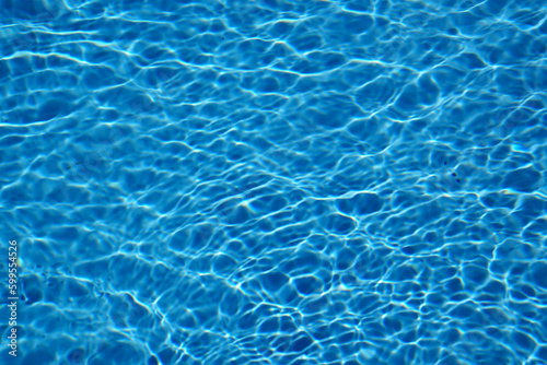 Blue is a common color for pool water