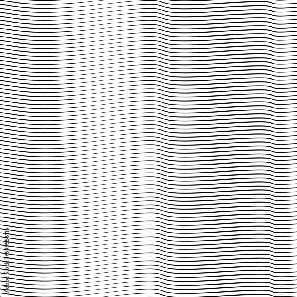 Wavy line seamless pattern. Black-white. Vector Wavy line seamless pattern. Black-white. Vector