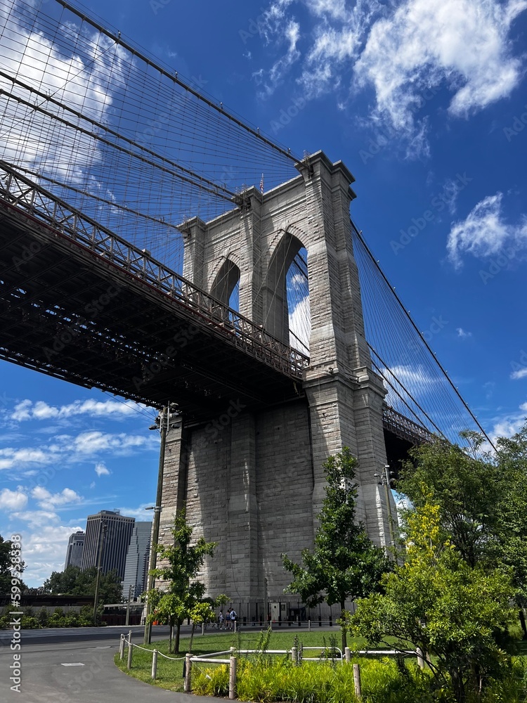 Naklejka premium Brooklyn Bridge, New York 