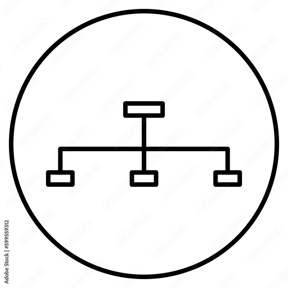 organizational structure icon organizational structure icon