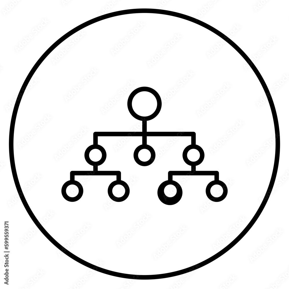 organizational structure icon organizational structure icon