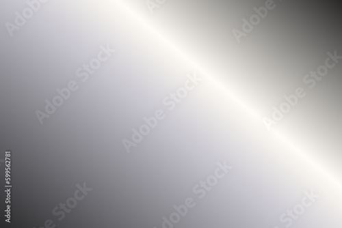 Abstract Light Grey Background Bright Silver Metal Vector Illustration Simple Normal Diagonal Gradient Gray Stainless Backdrop Aluminum Steel Texture Spotlight Copy Space for Text