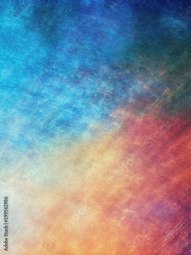 Rainbow Glow Distressed Scratches Texture Background Wallpaper