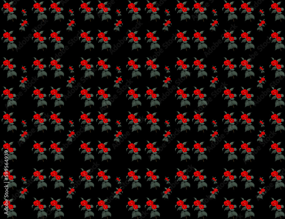 Colorful flower seamless geometric shape beautiful pattern 