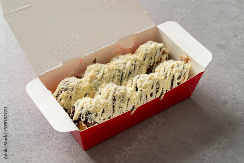 Cheese Takoyaki Korean food dish meal Wasabi flavor Cream Cheese Flavor tartar taste Cheongyang Pepper Flavor onion flavor photo