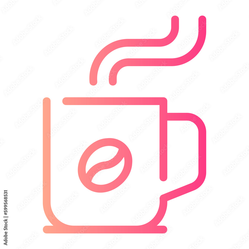 coffee gradient icon coffee gradient icon
