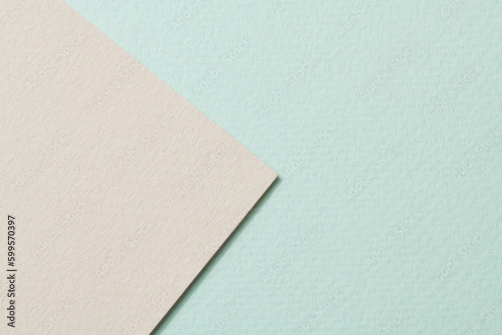 Rough kraft paper background, paper texture mint beige colors. Mockup with copy space for text Rough kraft paper background, paper texture mint beige colors. Mockup with copy space for text