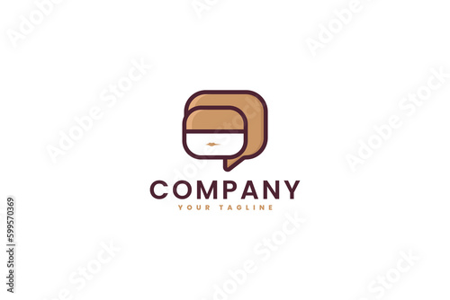 Veiled Woman Chat Logo
