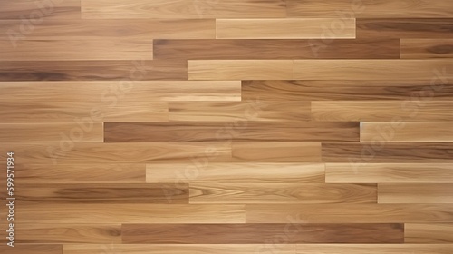 Seamless wooden background, laminate, parquet texture. Created using generative AI.