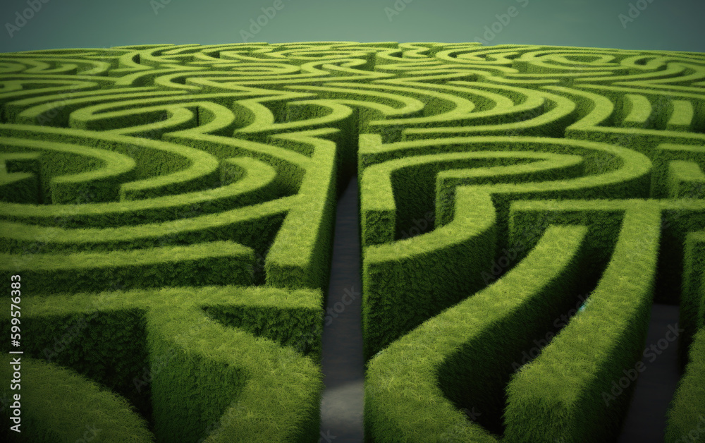 maze hedge reated with Generative AI technology maze hedge reated with Generative AI technology