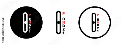 Transmission manual. Gearbox vector icon. Car gear symbol. Transmission car icon.