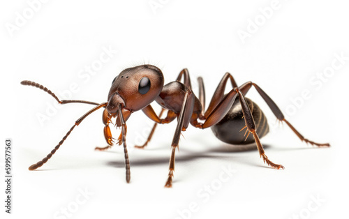 ant isolated created with Generative AI technology © Poprock3d