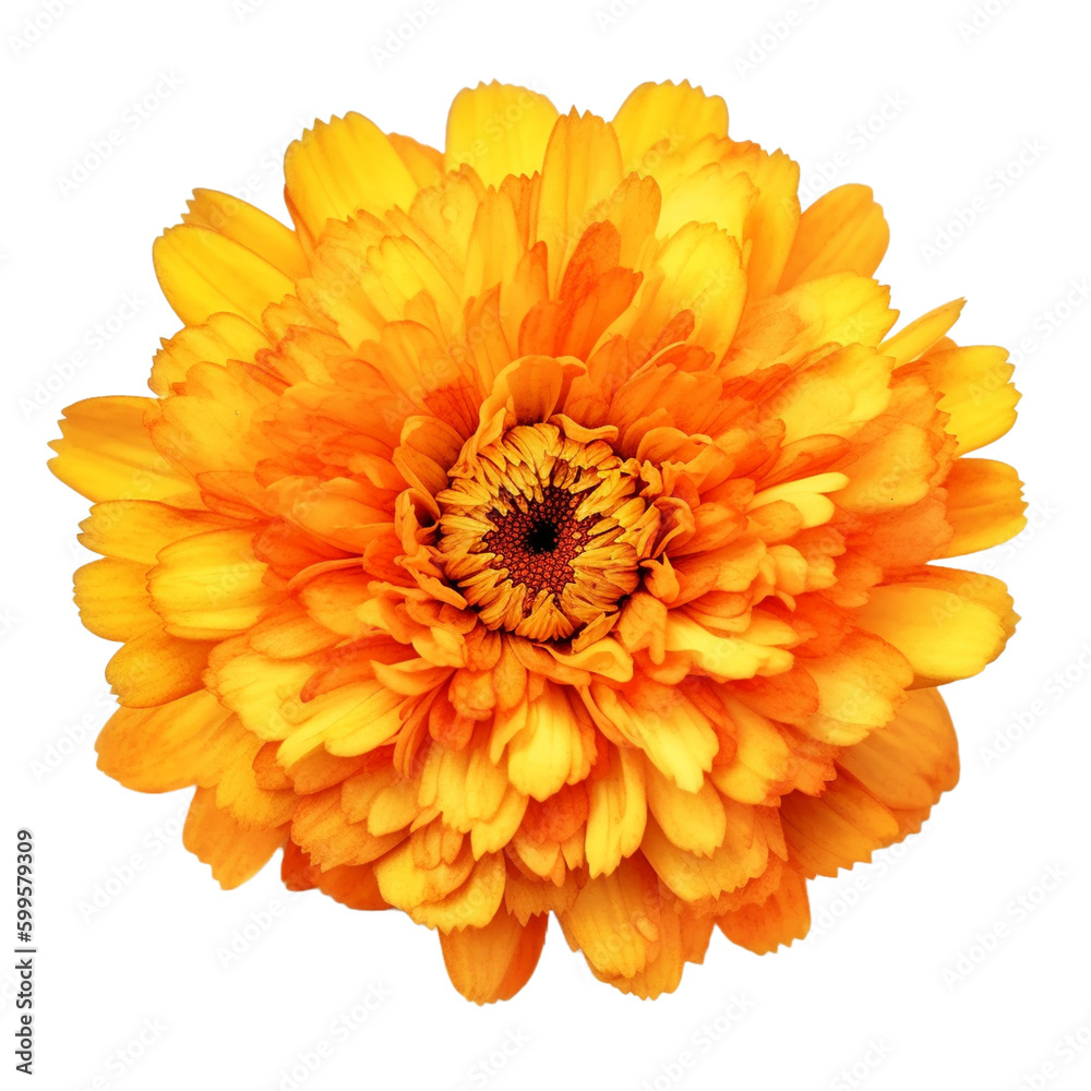 marigold on transparent background cutout marigold on transparent background cutout