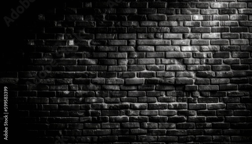 Brick wall, Generative Ai.