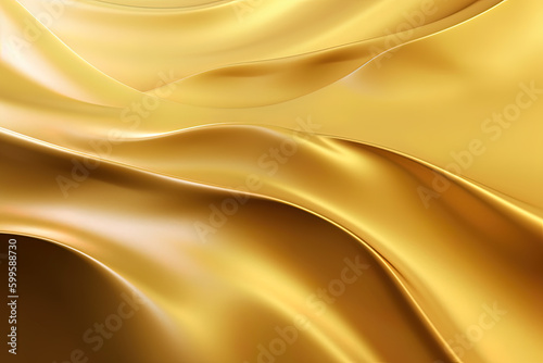 Abstract golden wave textured background