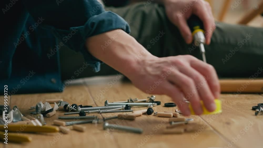 Woodwork, Active caucasian woman In progress Looking for furniture fittings screw In bright bright kitchen, Camera in motion Engineering worker Carrying out furniture repairs Carpenter in bright kitch Woodwork, Active caucasian woman In progress Looking for furniture fittings screw In bright bright kitchen, Camera in motion Engineering worker Carrying out furniture repairs Carpenter in bright kitch