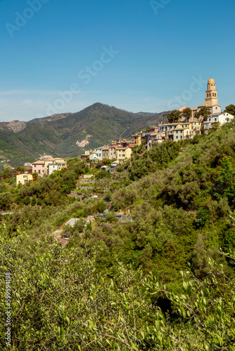 Lengaro town near Levanto in Cinque Terre, Liguria, Italy