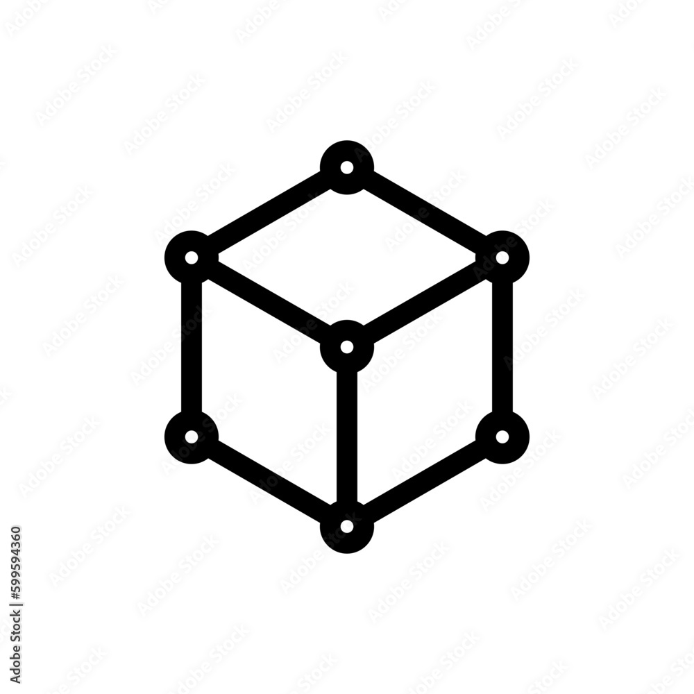 cube icon symbol cube icon symbol